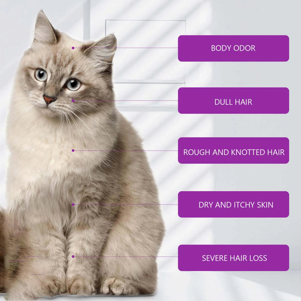 YEGBONG Puppy Shampoo And&Conditioner For Sensitive Skin PH Balanced 2 In 1 Natural Moisturizing Pet Shampoo For Cats Cleaning