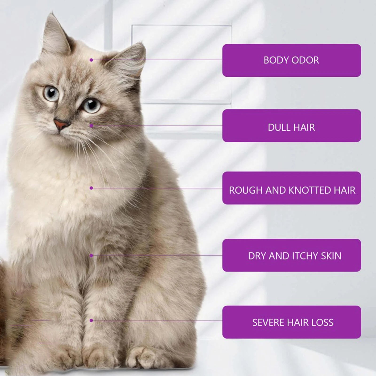 YEGBONG Puppy Shampoo And&Conditioner For Sensitive Skin PH Balanced 2 In 1 Natural Moisturizing Pet Shampoo For Cats Cleaning