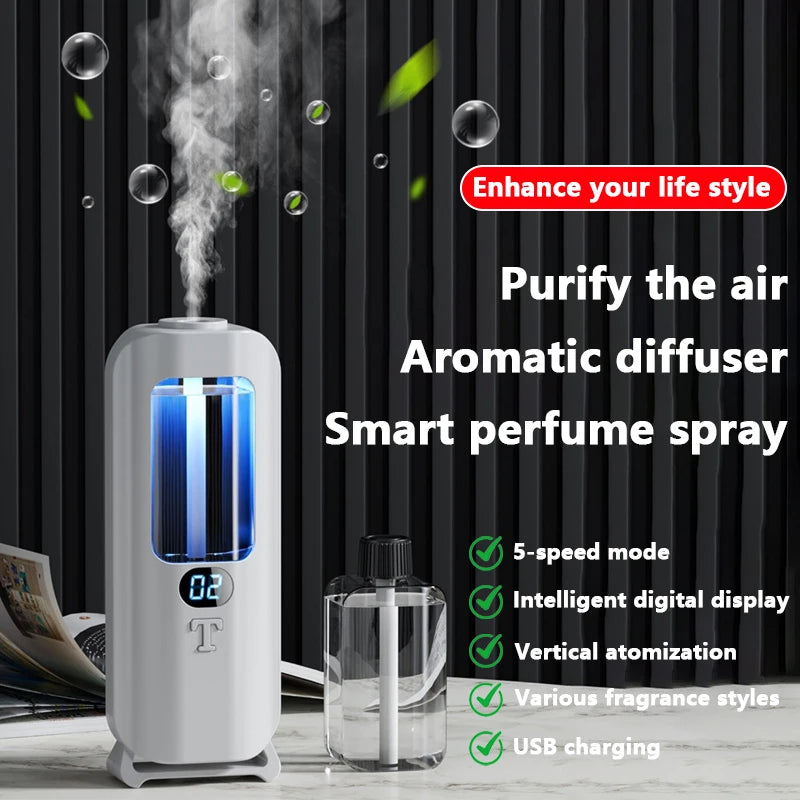 Mini Aromatherapy Machine Spray Air Purification Room Office Smart Essential Oil Diffuser USB Automatic Aromatherapy Machine