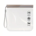 1pc Transparent toilet bag, portable travel essentials, flight makeup liquid leak proof, resealable EVA cosmetic bag