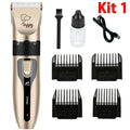 Electric Pet Clipper Grooming Kit For Dogs Reachageable Trimmer Haircut Cat Hair Cutting Remover Professional Machine Set